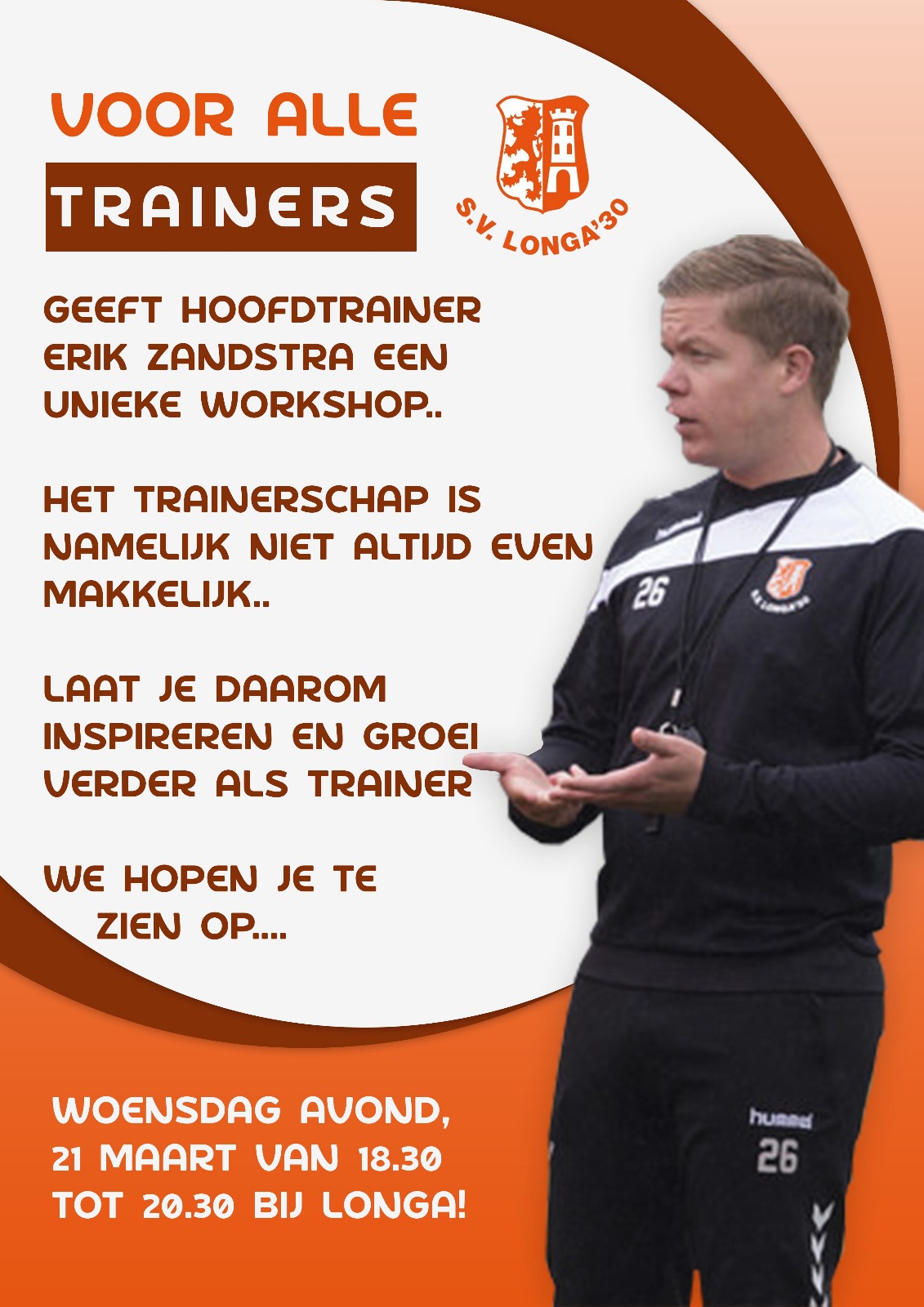 Workshop voetbaltraining door Erik Zandstra